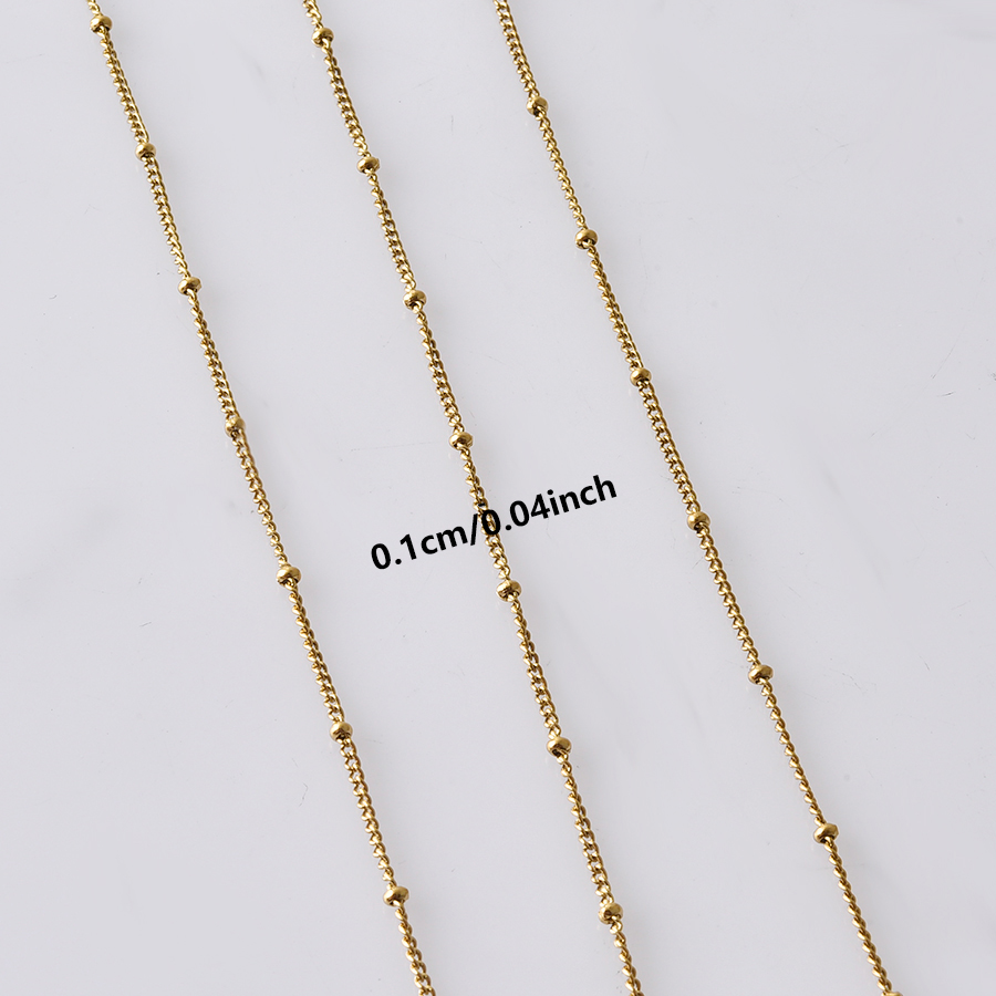 Side Clip Beads Long Chain Jew - Men Accessories Neck Chain recension och pris