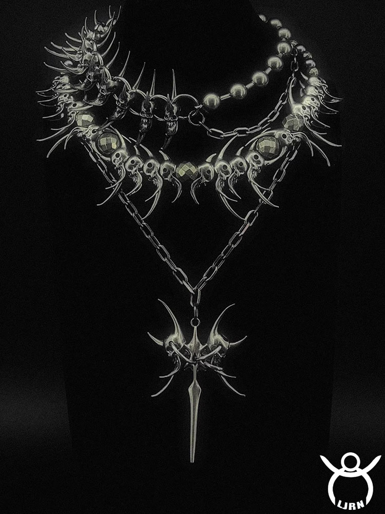 2025 New Punk Necklace Silver  - Men Accessories Neck Chain recension och pris
