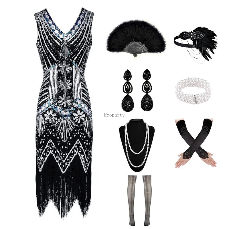 Disfraz 1920s Flapper Dresses  - Men'S Accessories In The 1920S recension och pris