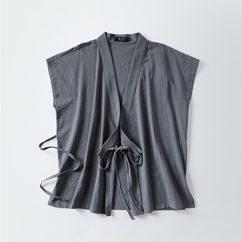 Chinese Men's Cotton Linen Tan - Men'S Kimono Accessories recension och pris