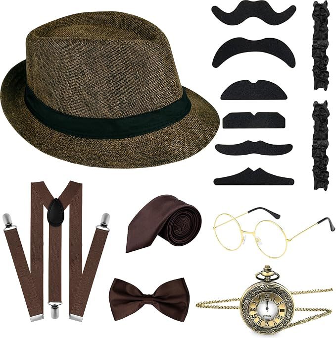 Men 1920s Gatsby Costume Acces - Men'S Accessories In The 1920S recension och pris