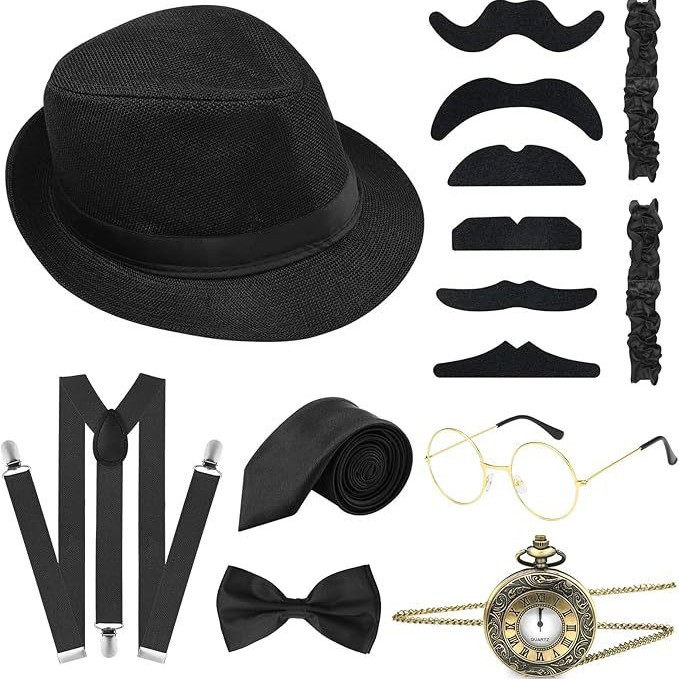 Men 1920s Gatsby Costume Acces - Men'S Accessories In The 1920S recension och pris